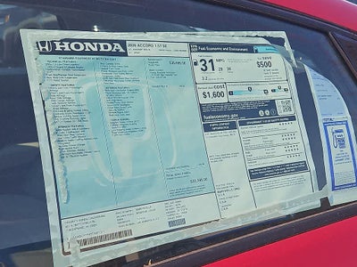 2026 Honda Accord SE