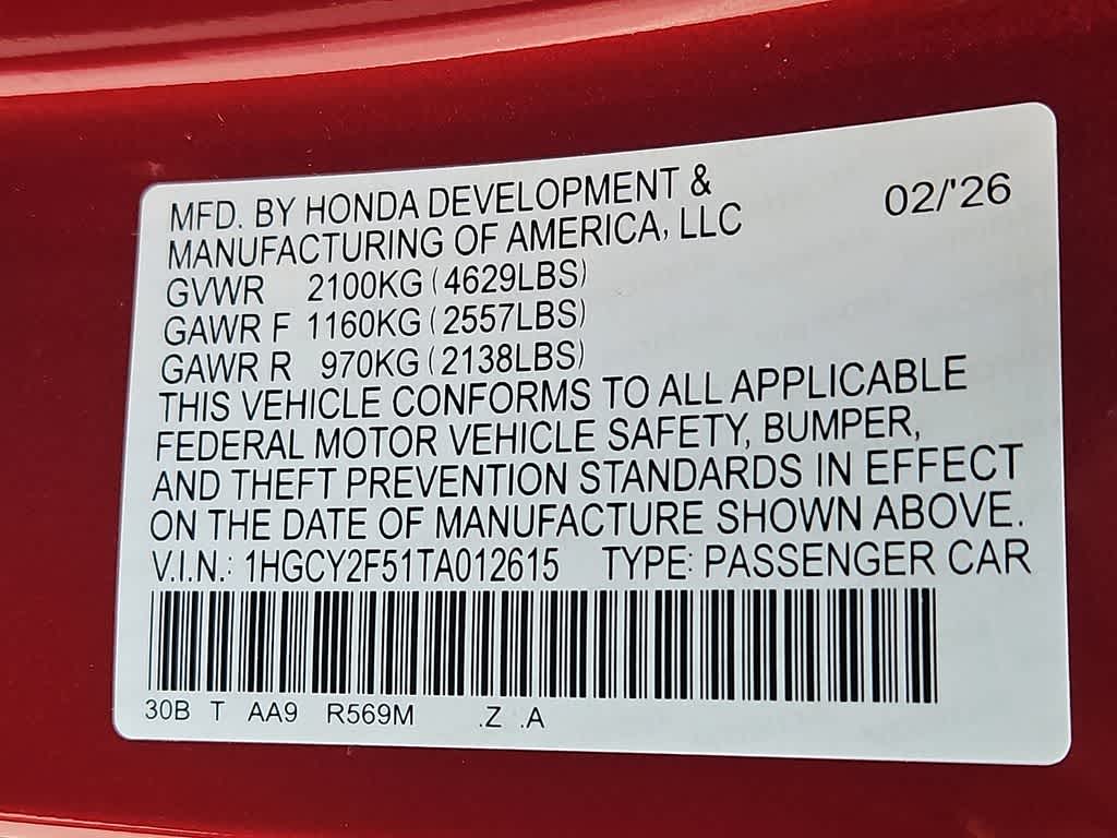 2026 Honda Accord Sport