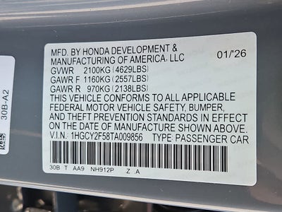 2026 Honda Accord Sport