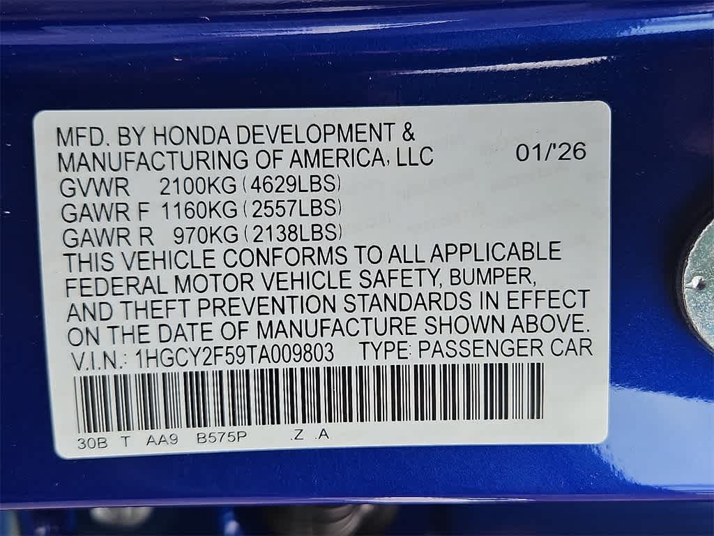 2026 Honda Accord Hybrid Sport
