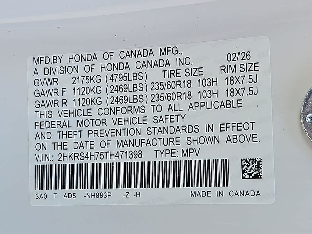 2026 Honda CR-V EX-L