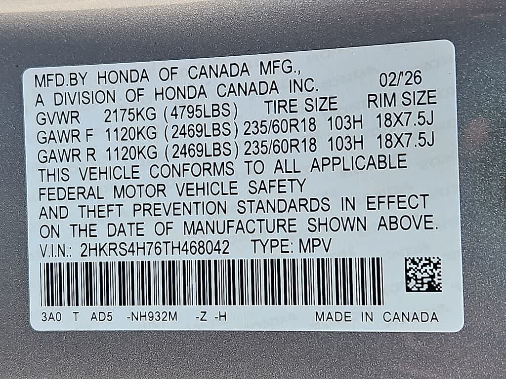 2026 Honda CR-V EX-L