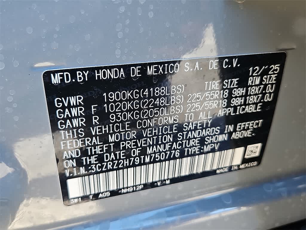 2026 Honda HR-V EX-L