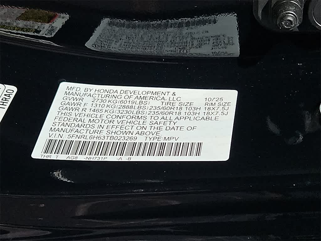 2026 Honda Odyssey EX-L