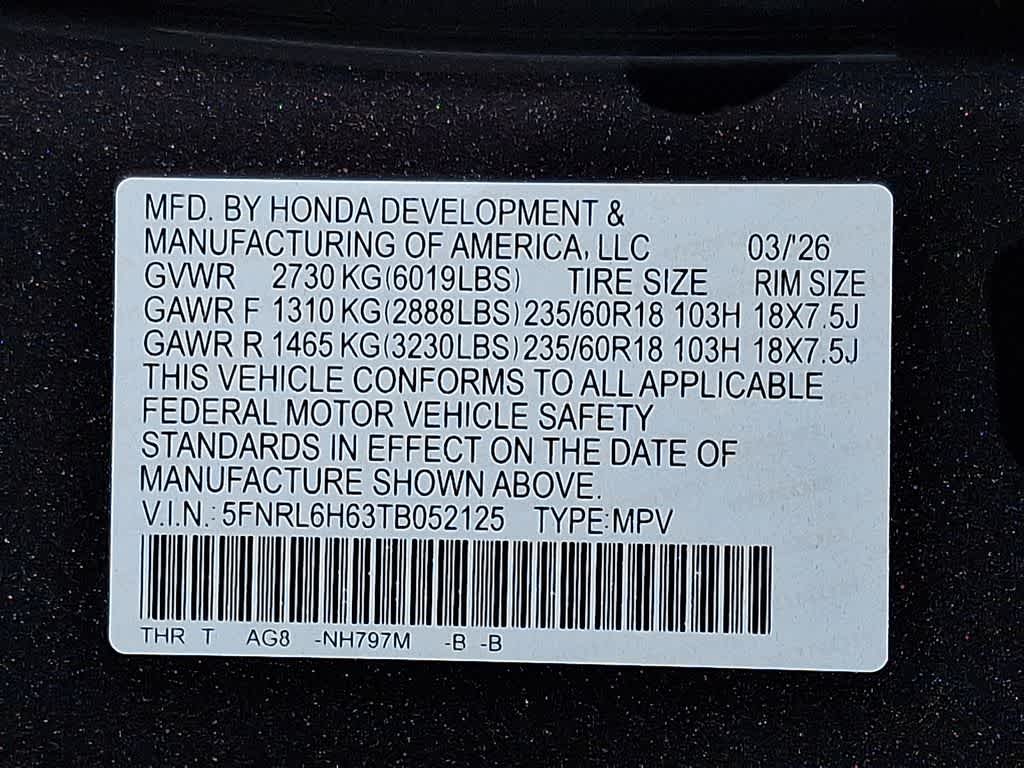 2026 Honda Odyssey EX-L