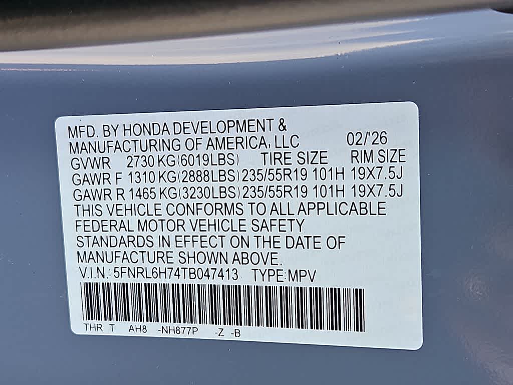 2026 Honda Odyssey Sport-L