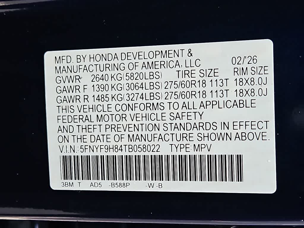 2026 Honda Passport TrailSport Elite