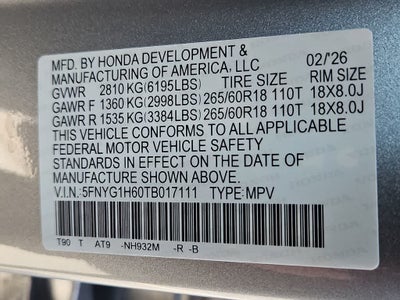 2026 Honda Pilot TrailSport