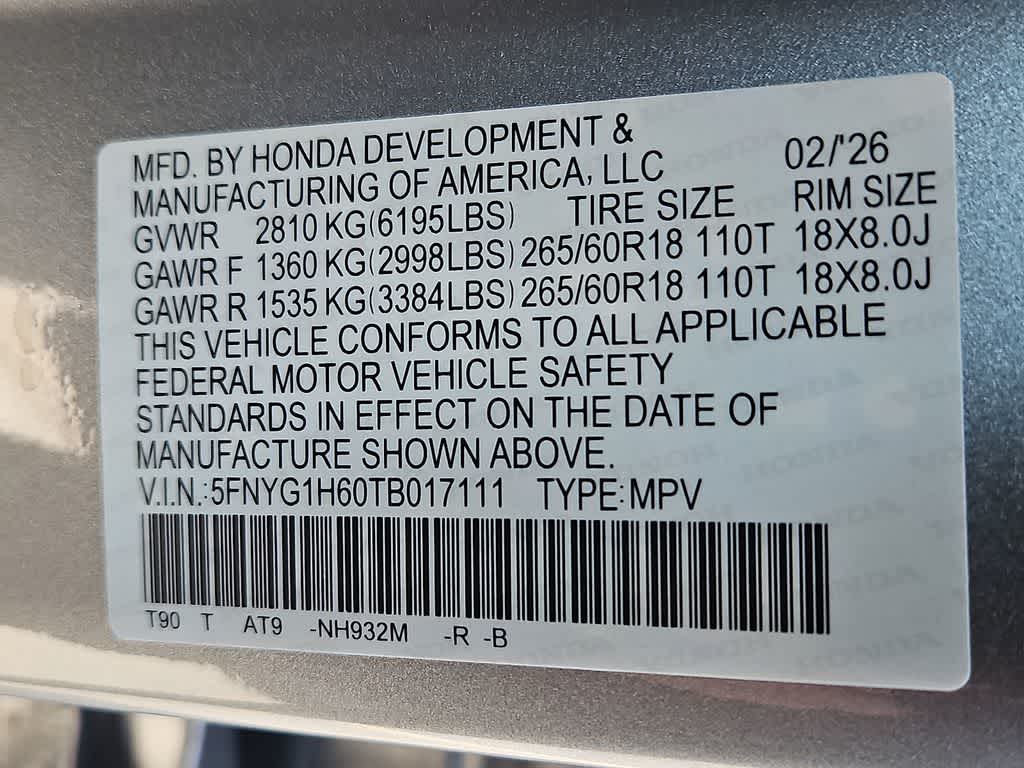 2026 Honda Pilot TrailSport