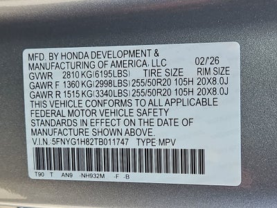 2026 Honda Pilot Elite