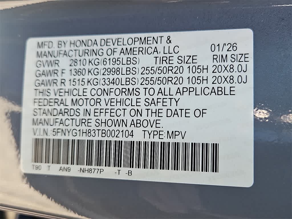 2026 Honda Pilot Elite