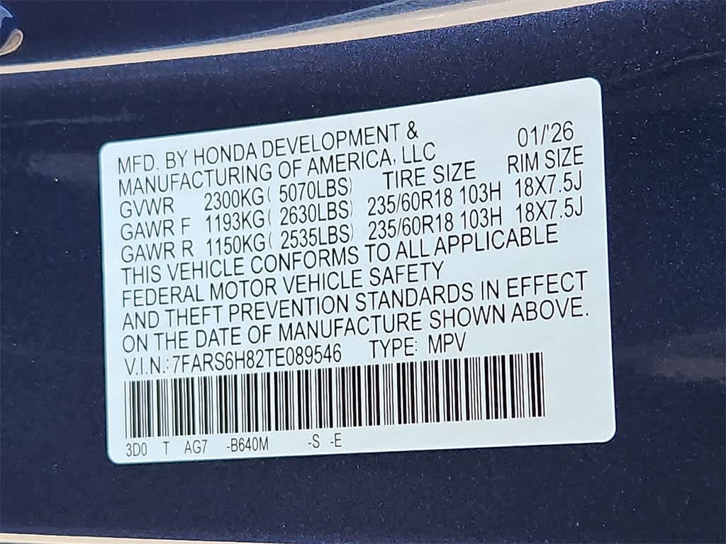 2026 Honda CR-V Hybrid Sport-L