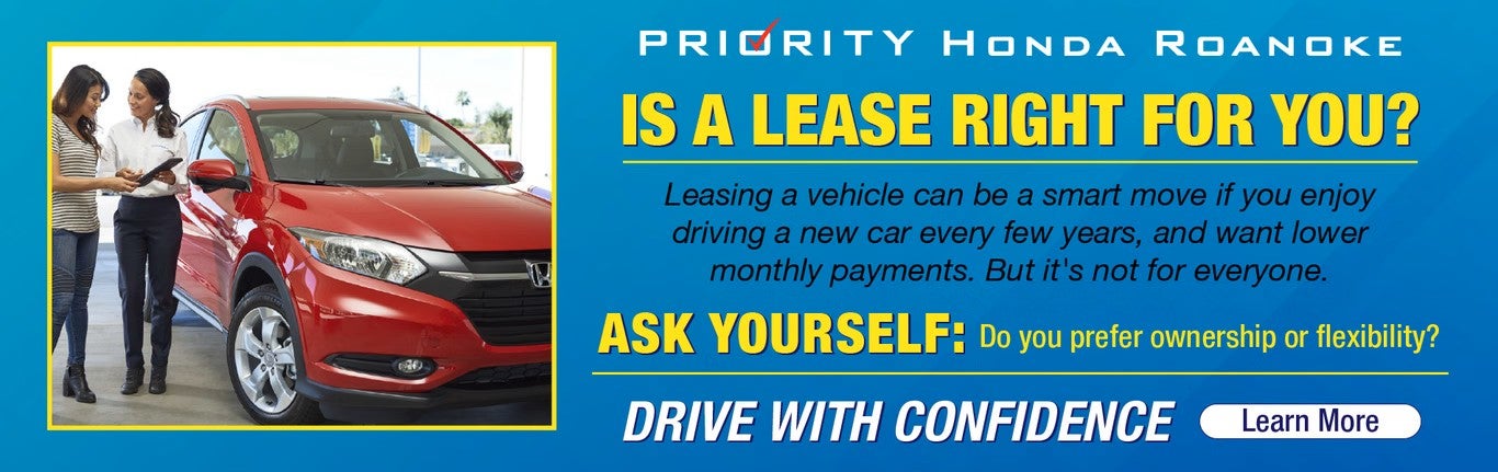Is a Lease Right for You at Priority Honda Roanoke in Roanoke VA